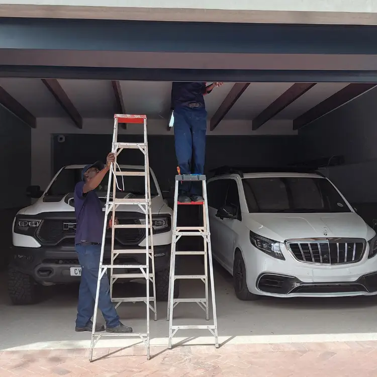 Car garage cleaning