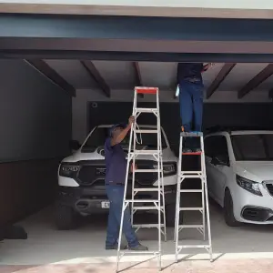 cleaning of garage ceiling