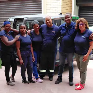 express cleaning team group photo