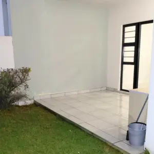 cleaned back veranda for viewing