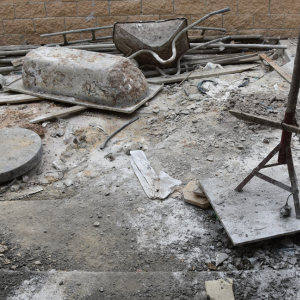 construction debris