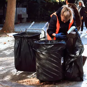 dustbin bag swap outdoor